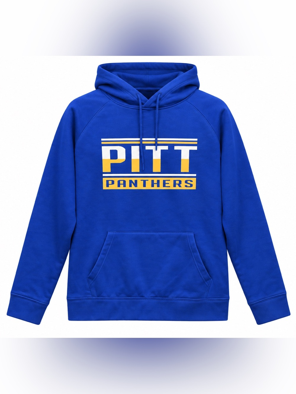 Colosseum Pitt Panthers Hoodie Men’s Large Blue Gold Pullover NWOT NCAA